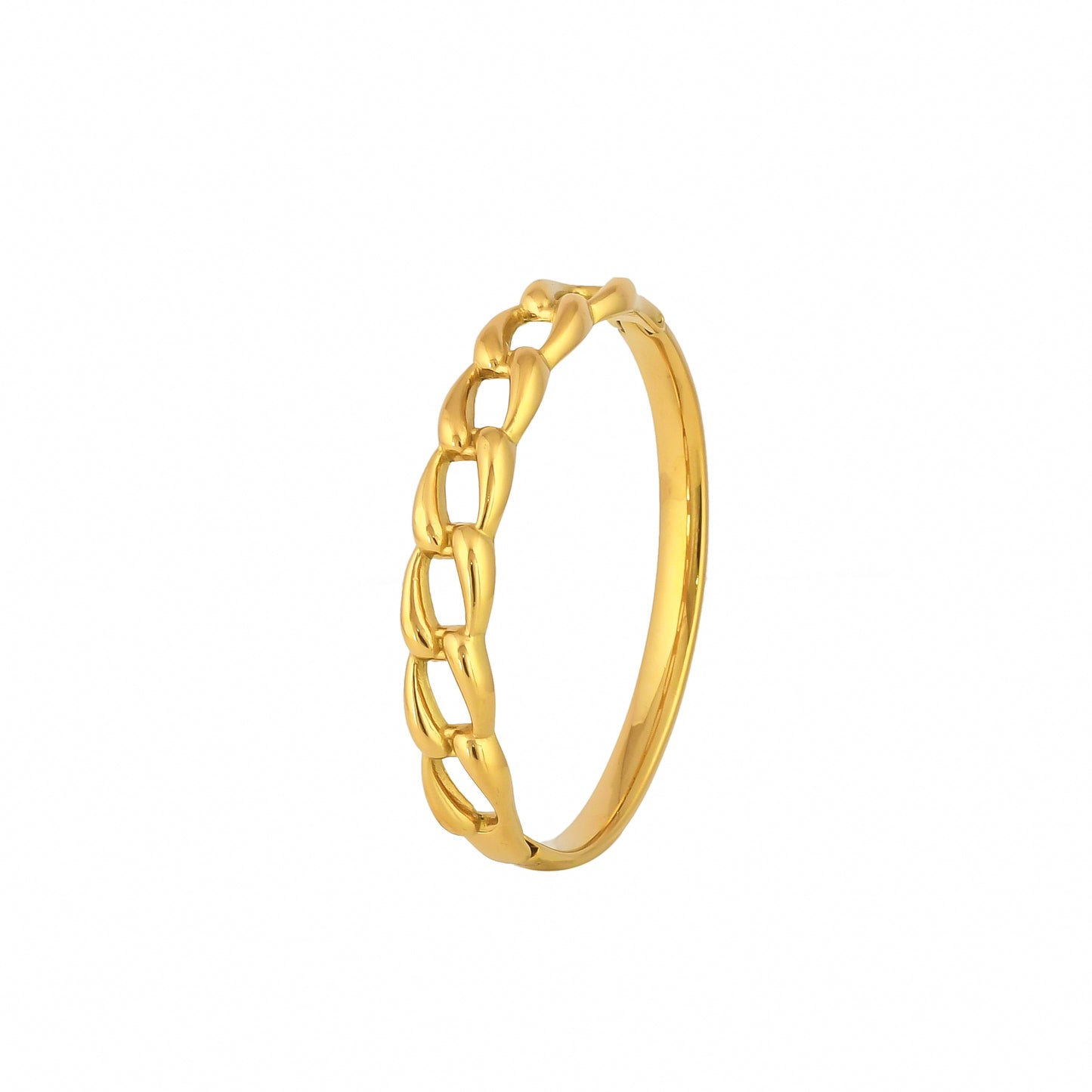 Bradiya Anti-Tarnish Chunky Gold Cuban Link Bracelet - Bradiya