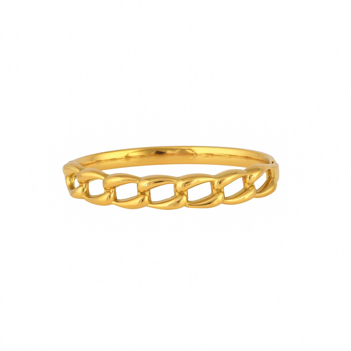 Bradiya Anti-Tarnish Chunky Gold Cuban Link Bracelet - Bradiya