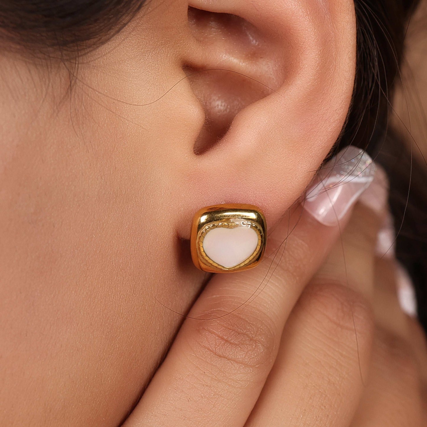 Bradiya Luxury Stud Earrings with Anti-Tarnish Coating - Bradiya