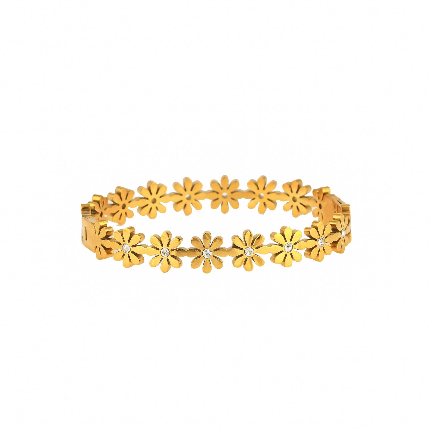 Anti-Tarnish Bracelet for Daisy Design Jewelry - Bradiya