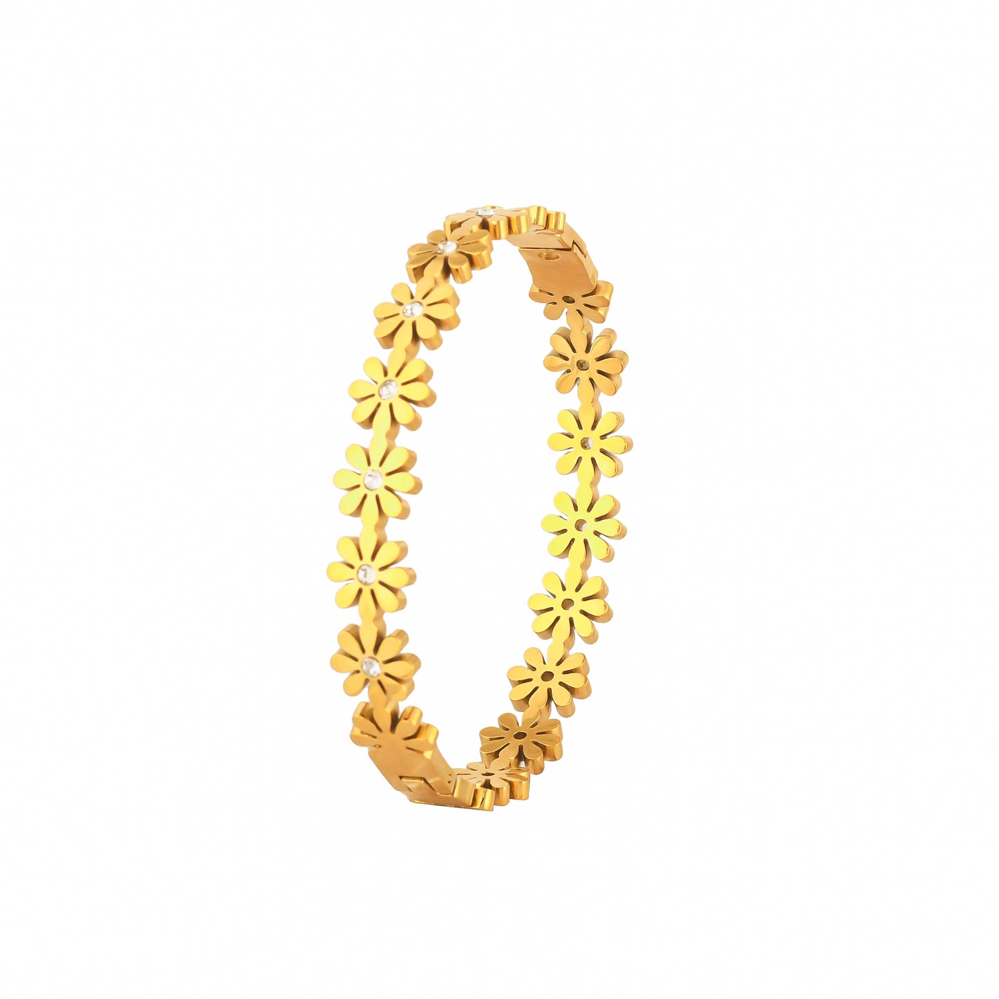 Anti-Tarnish Bracelet for Daisy Design Jewelry - Bradiya