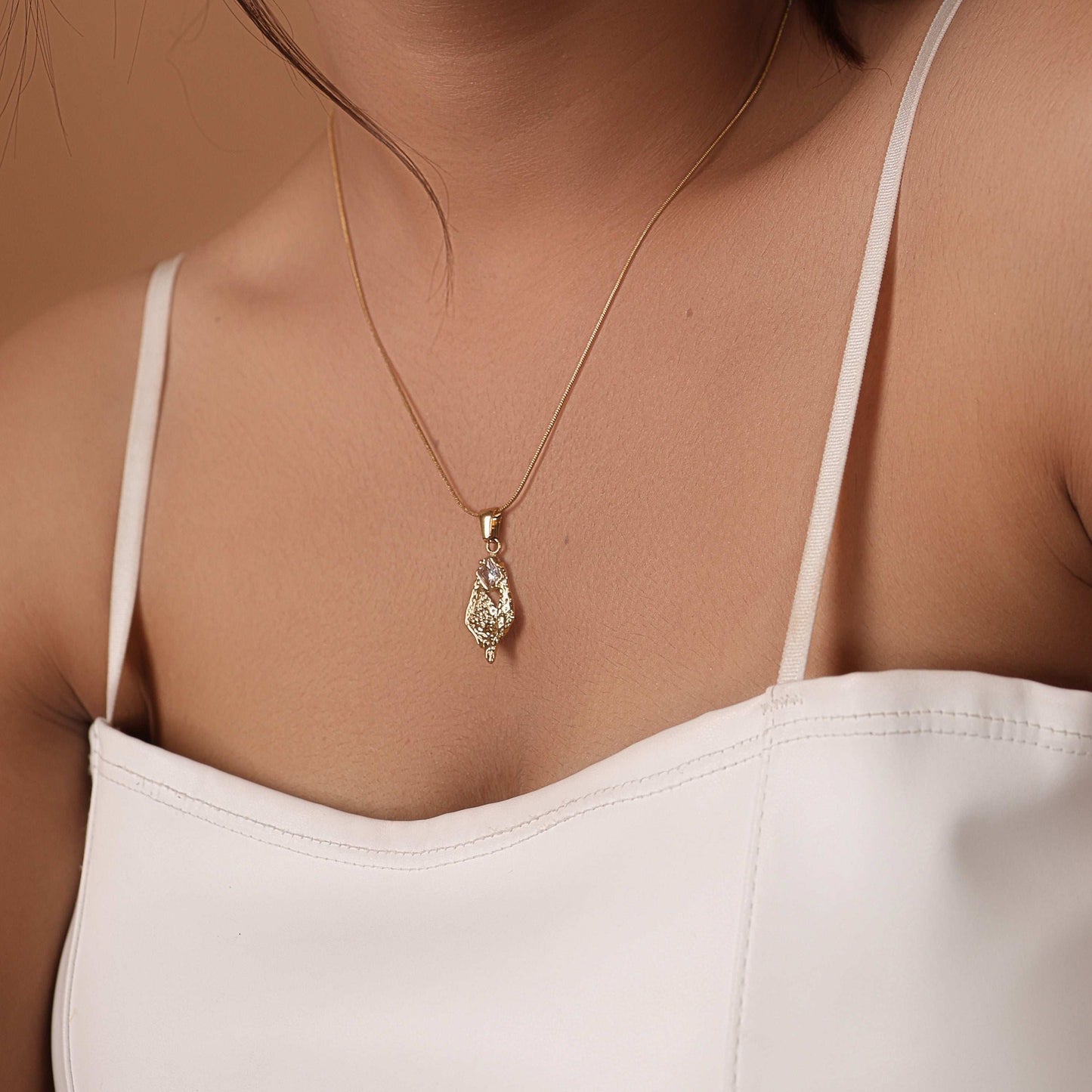 Bradiya Diamond Drip Necklace Luxury - Anti-Tarnish - Bradiya