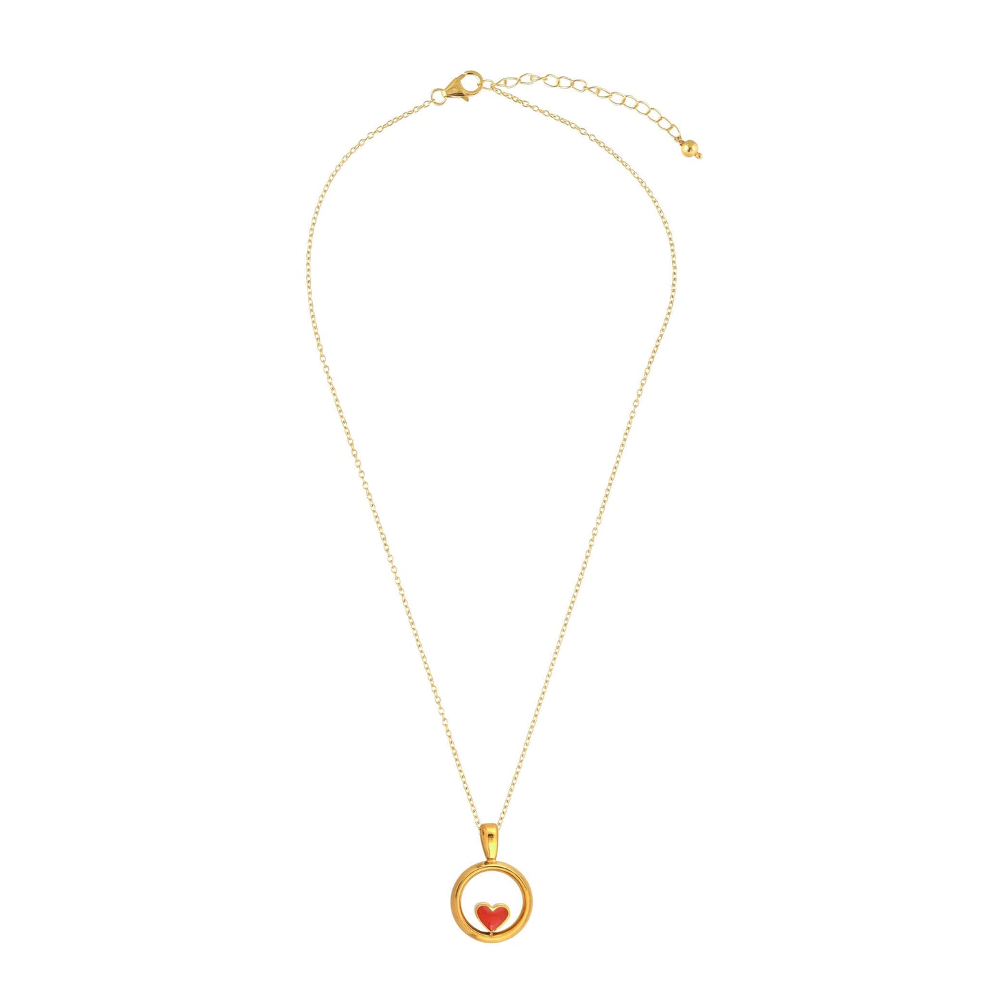 Bradiya Dropping Heart Gold Pendant - Anti-Tarnish Luxury - Bradiya