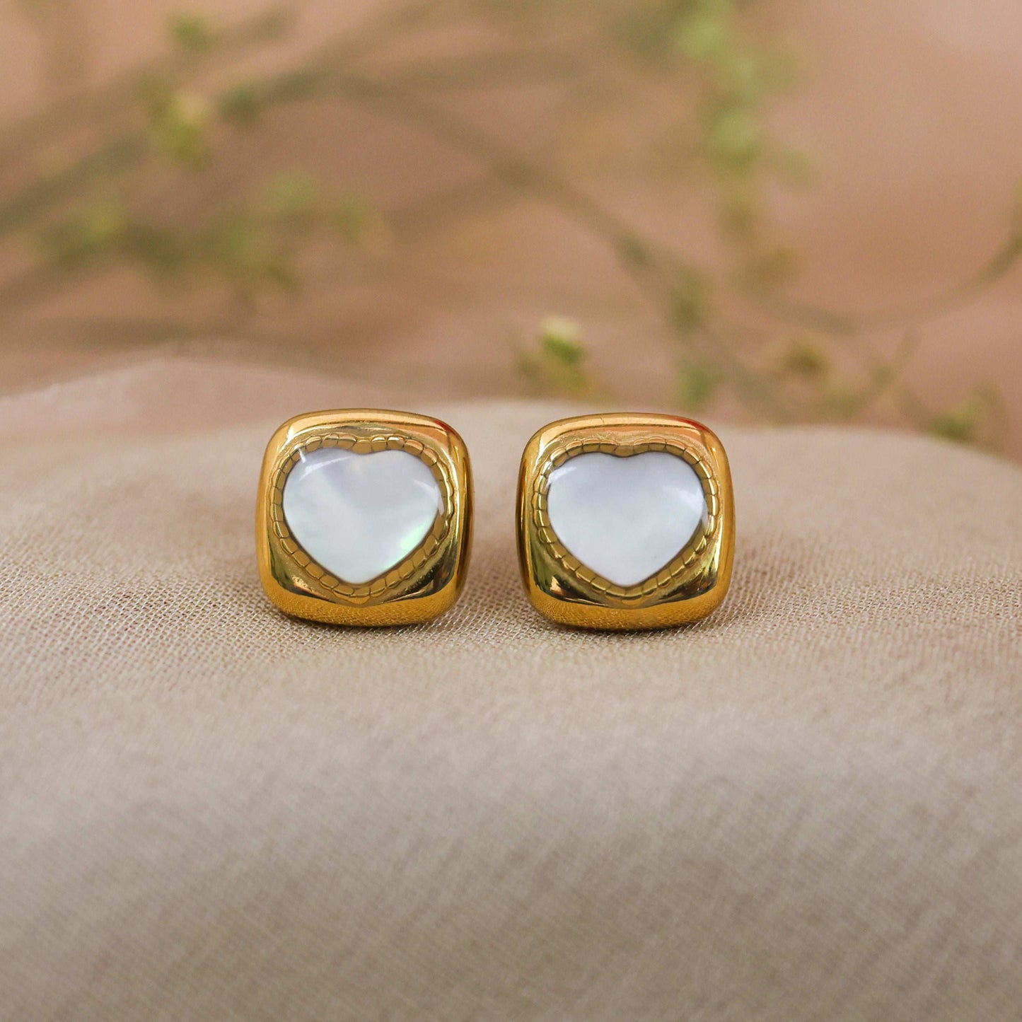 Bradiya Luxury Stud Earrings with Anti-Tarnish Coating - Bradiya