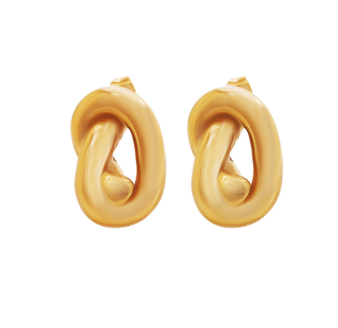 The Golden Knot of Joy Anti-tarnish Earrings - Bradiya