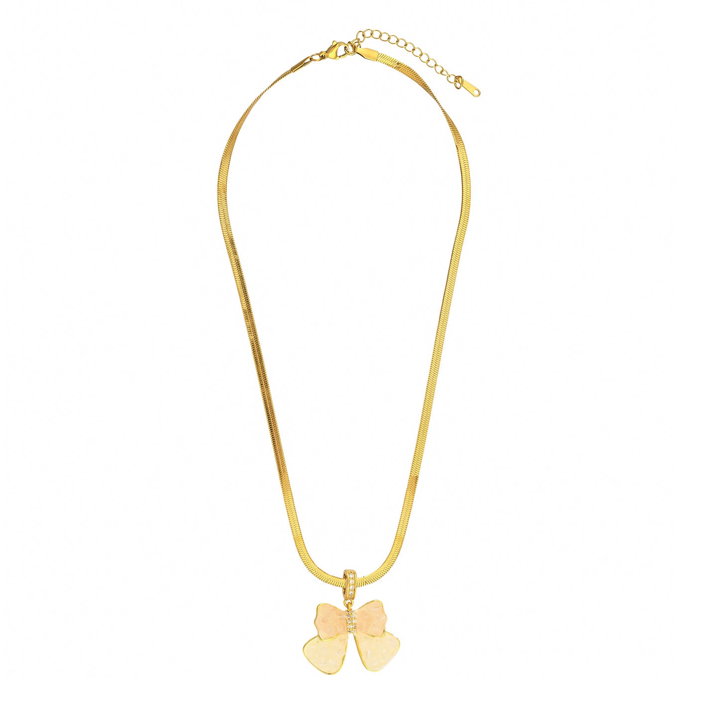 Bradiya Luxury Butterfly Necklace - Anti-Tarnish Shine - Bradiya