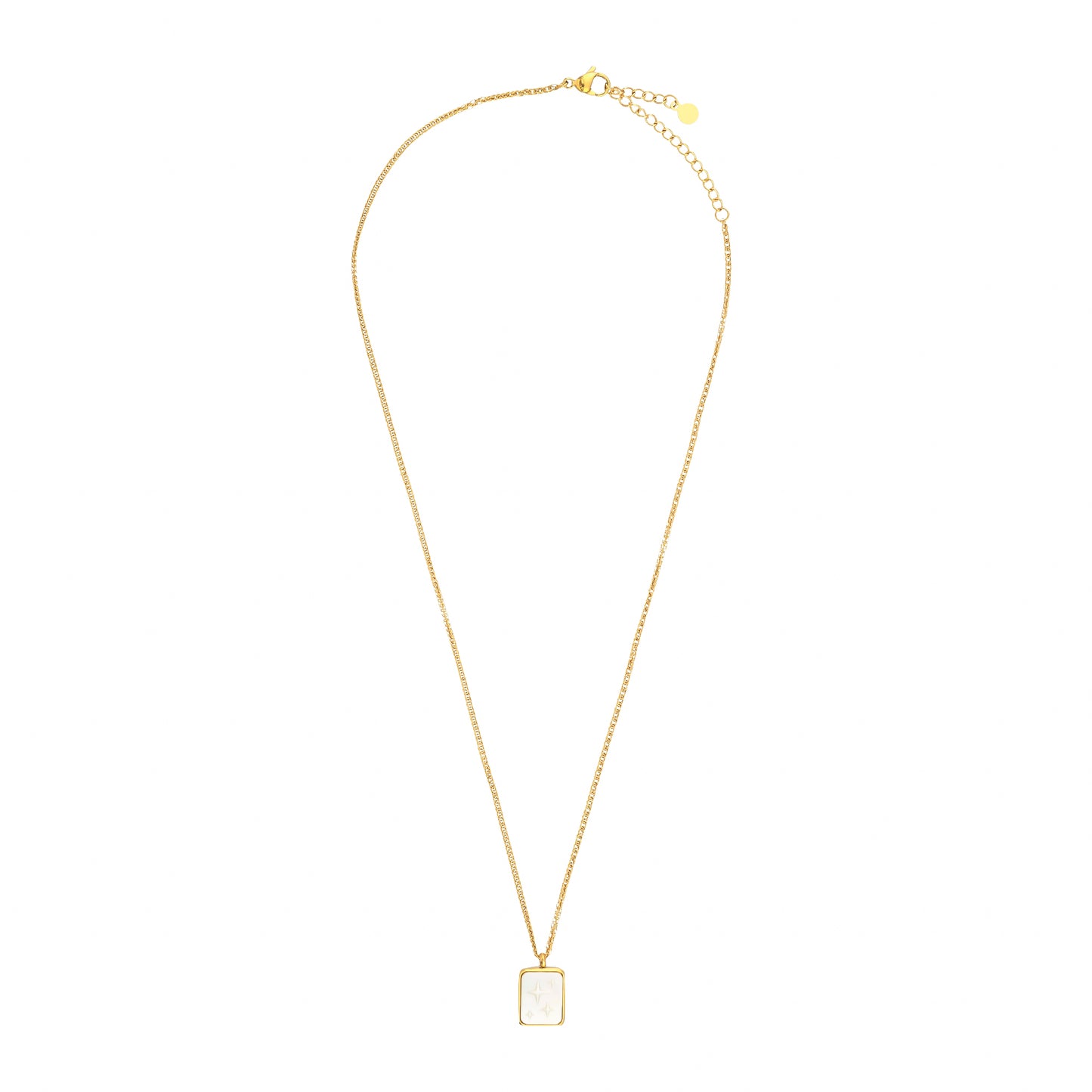 Mother-of-Pearl Star Necklace - Bradiya