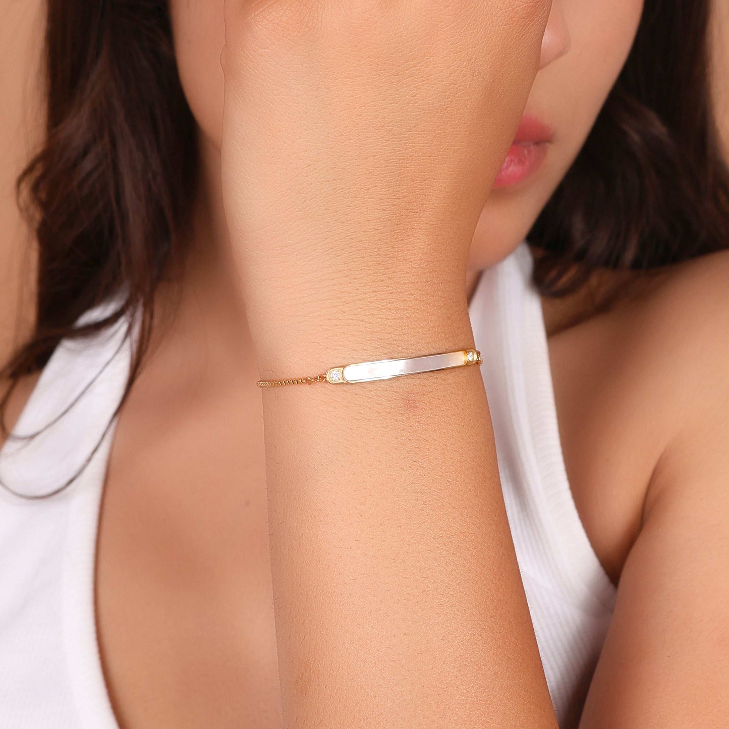 Bradiya Pearlescent Glow Bracelet - Anti-Tarnish Luxury - Bradiya