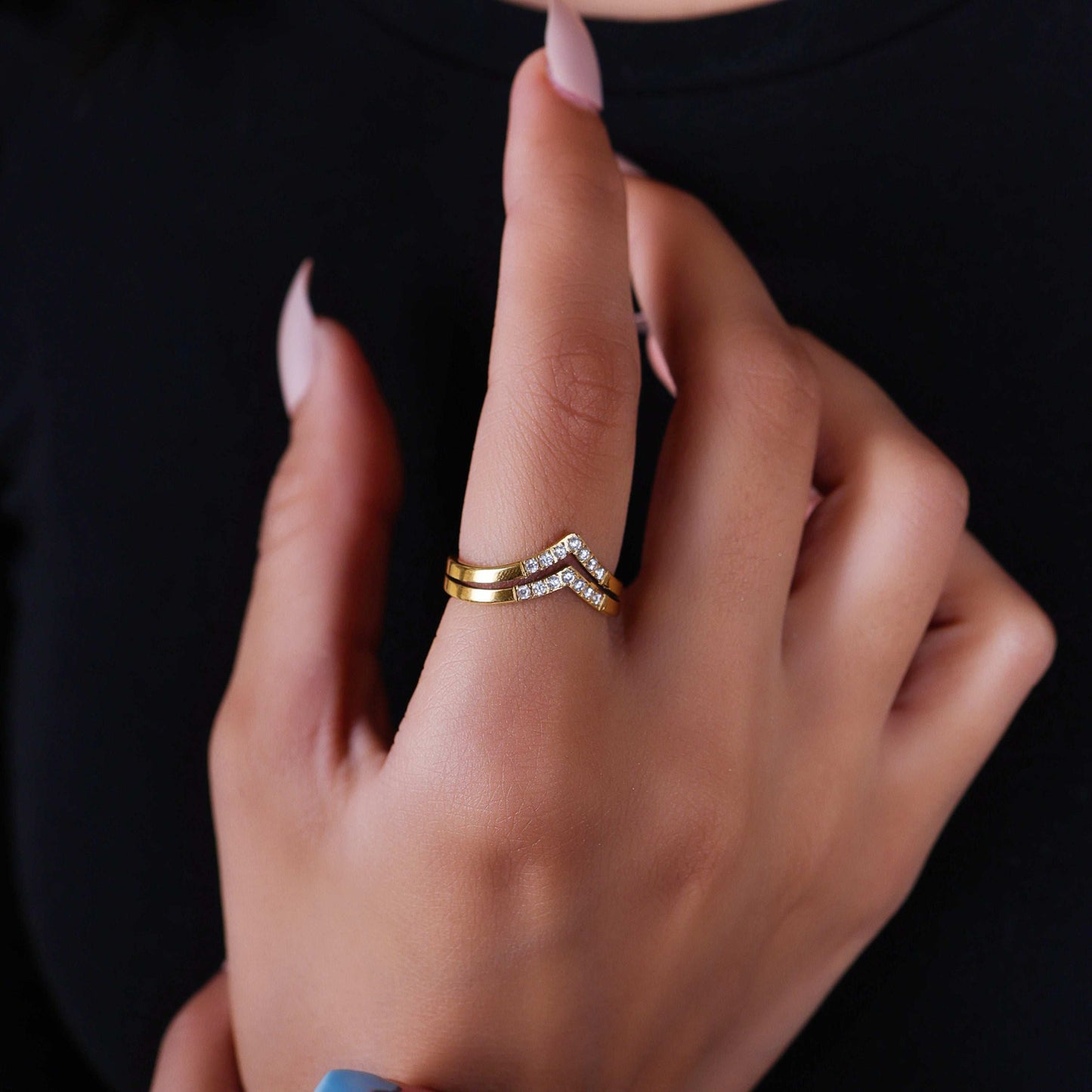 Diamond Horizon Band Ring - Bradiya