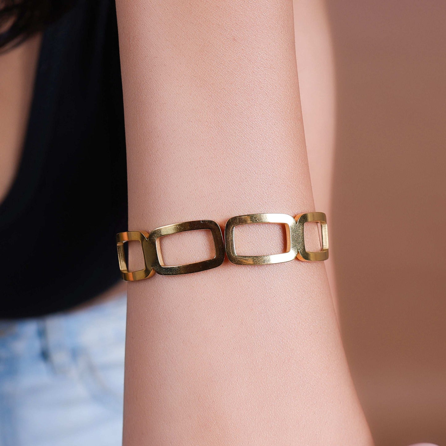 Bradiya Luxury Chunky Links Bracelet - Anti-Tarnish - Bradiya