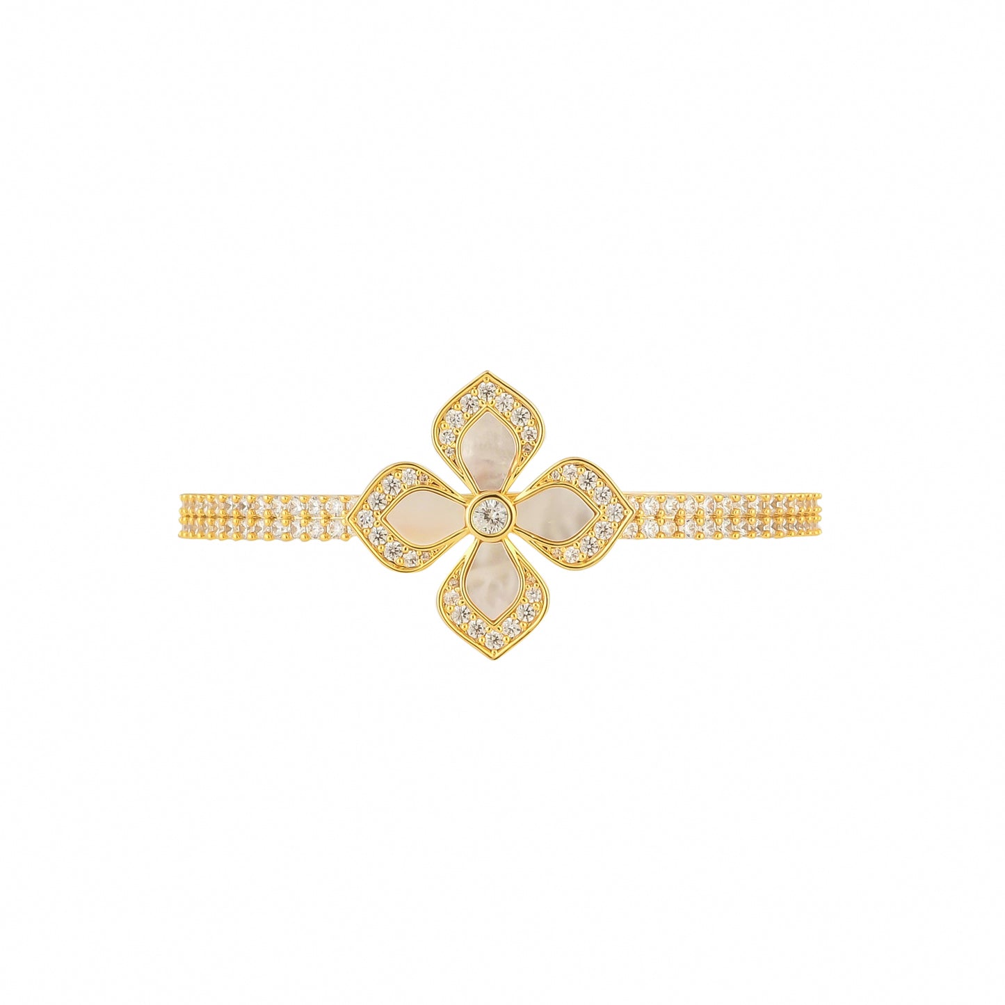 Bradiya Luxury Diamond Floret Bangle - Bradiya