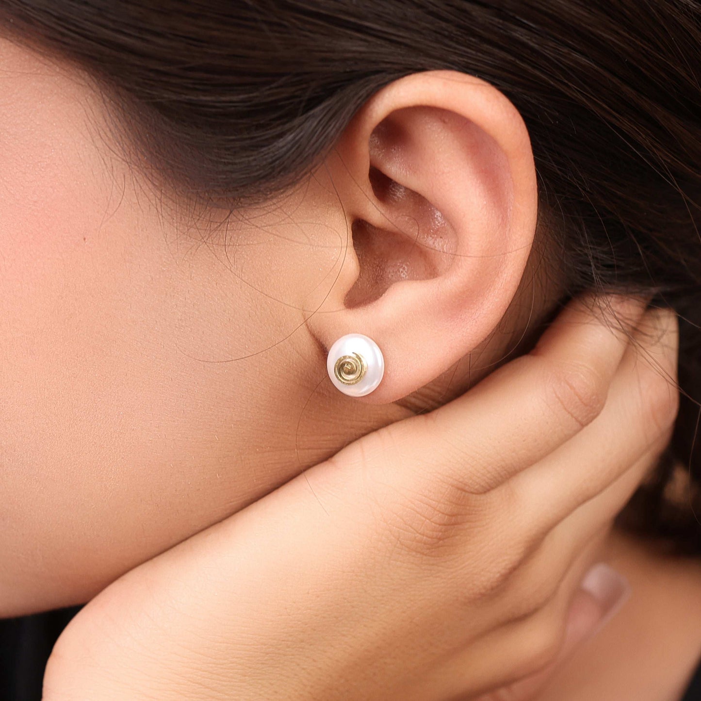 Spira Moti Earring Studs - Waterproof - Bradiya
