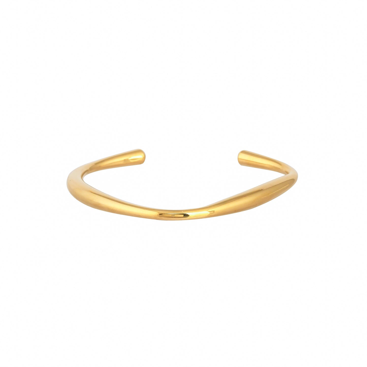 Minimalist Gold Cuff Bracelet - Anti-Tarnish - Bradiya