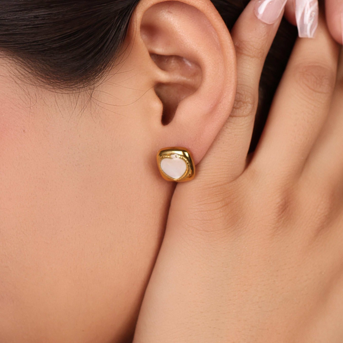 Bradiya Luxury Stud Earrings with Anti-Tarnish Coating - Bradiya