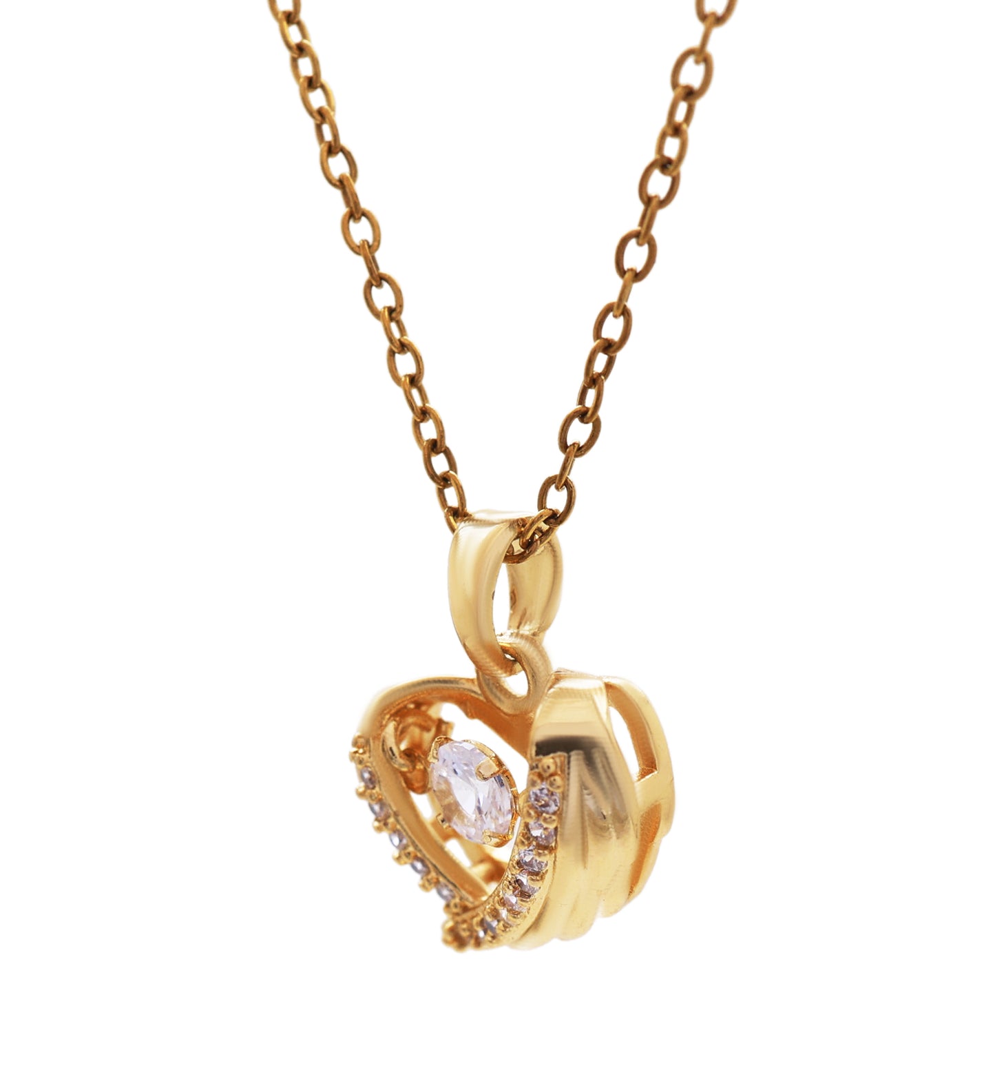 The Fluttering Sparkle Necklace - Bradiya