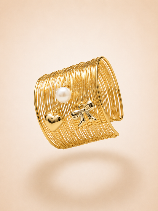 The Whimsical Broad Charm Cuff