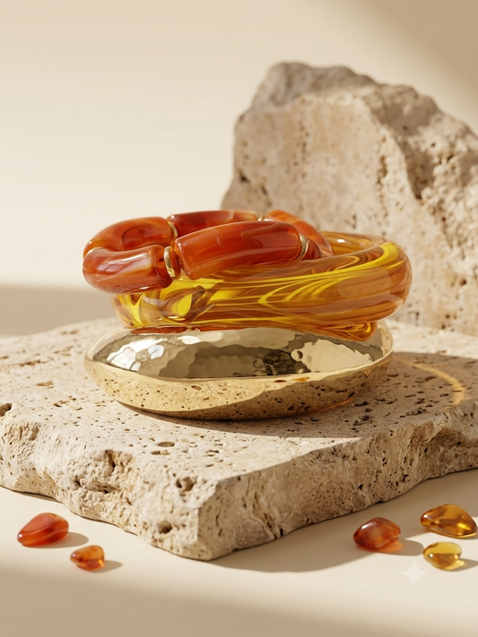 Bradiya Acrylic Bangle Set