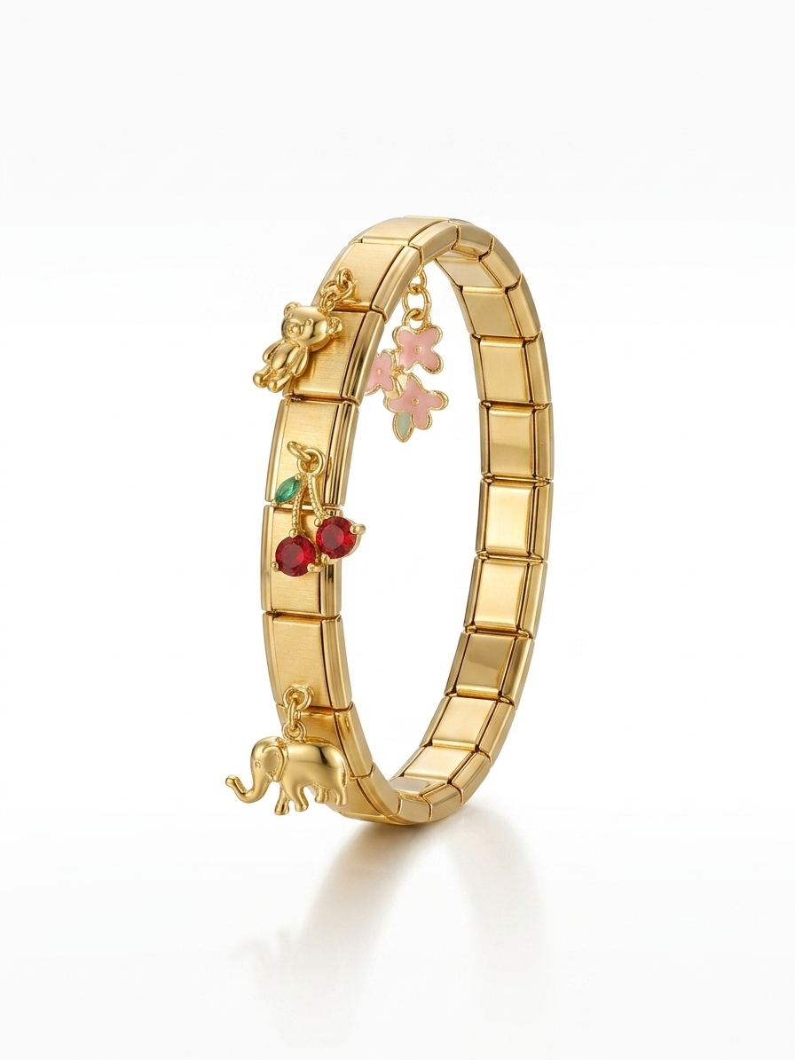 The Whimsical Charm Link Bracelet