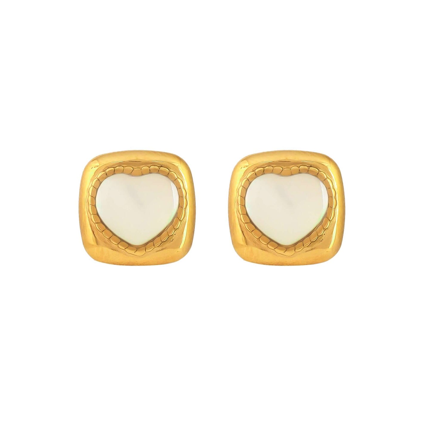 Bradiya Luxury Stud Earrings with Anti-Tarnish Coating - Bradiya
