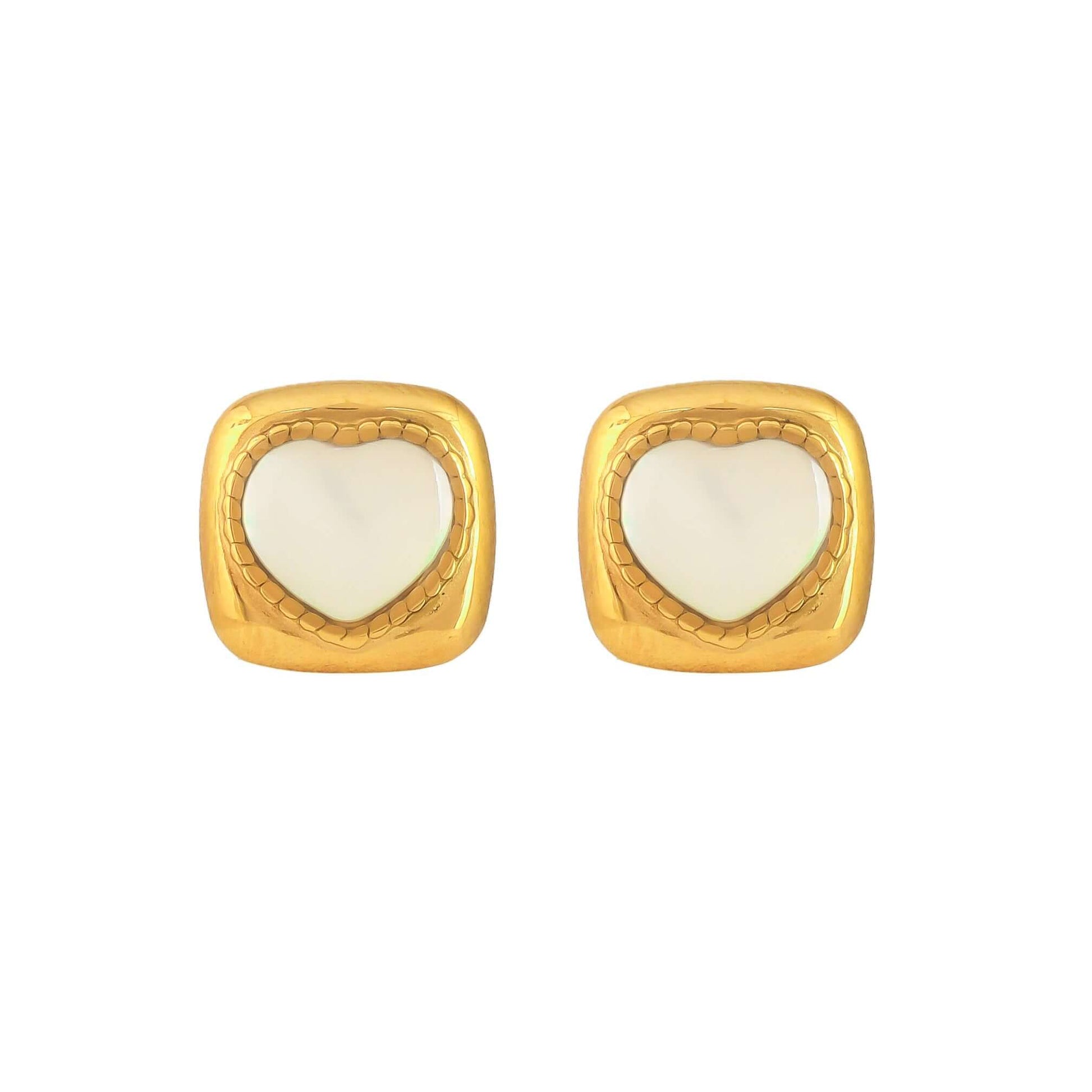 Bradiya Luxury Stud Earrings with Anti-Tarnish Coating - Bradiya