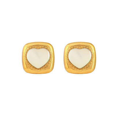Bradiya Luxury Stud Earrings with Anti-Tarnish Coating - Bradiya