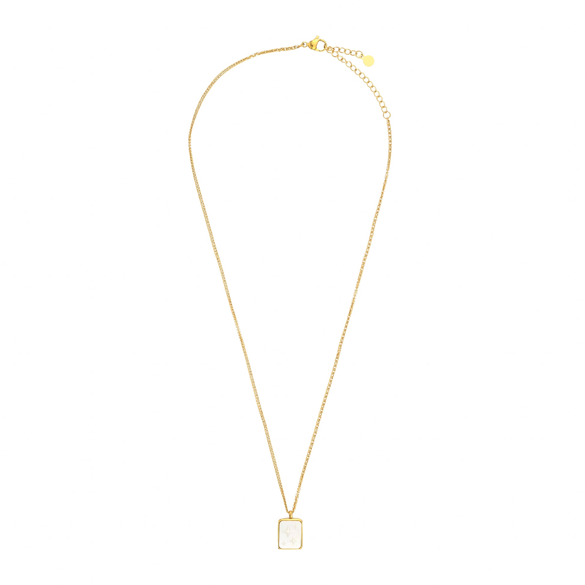 Mother-of-Pearl Star Necklace - Bradiya
