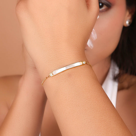 Bradiya Pearlescent Glow Bracelet - Anti-Tarnish Luxury - Bradiya