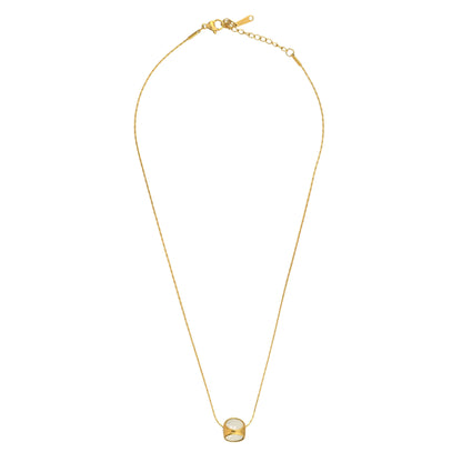 Bradiya Luxury Cylinder Pearl Necklace - Anti-Tarnish - Bradiya