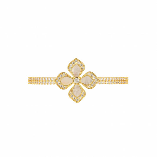 Bradiya Luxury Diamond Floret Bangle - Bradiya