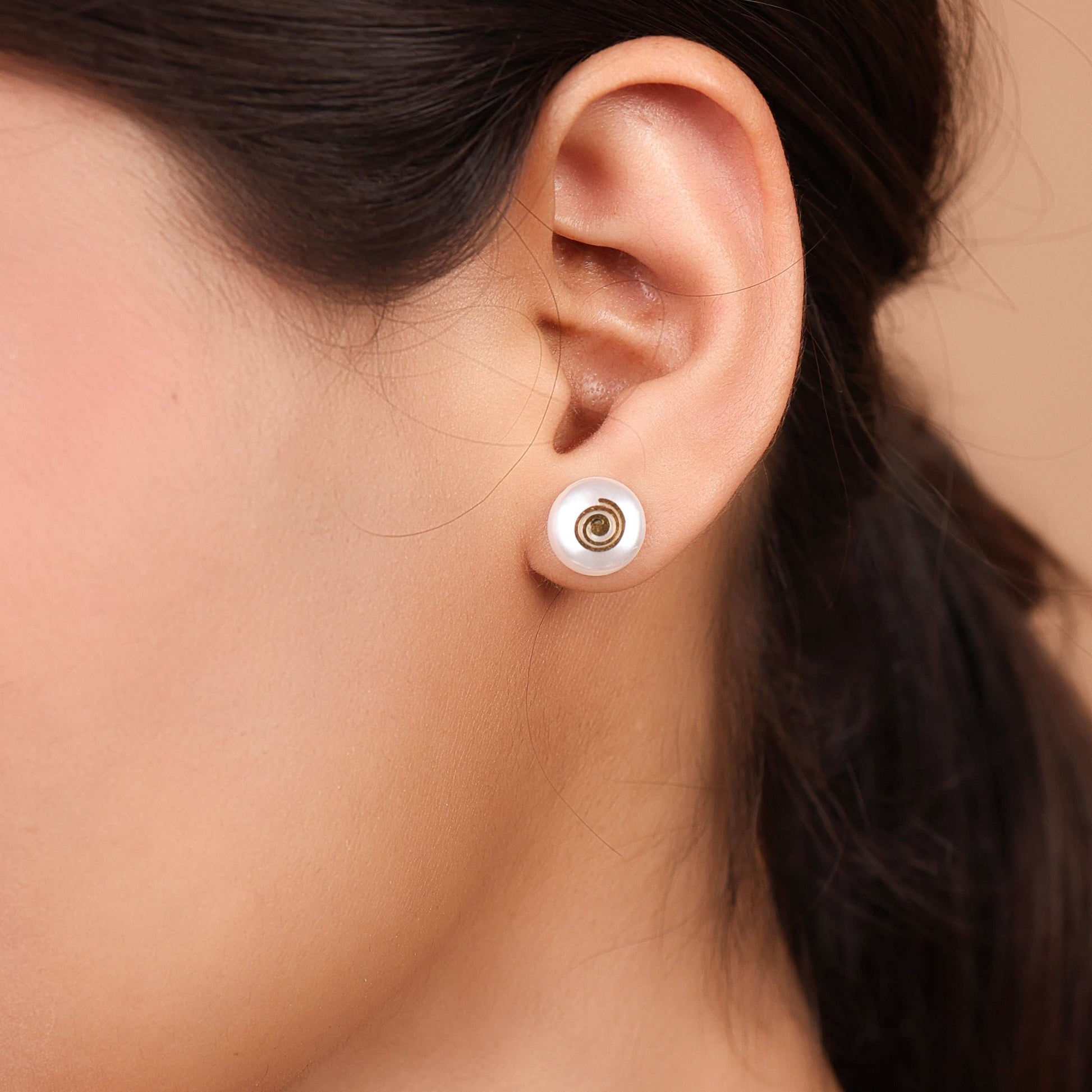 Spira Moti Earring Studs - Waterproof - Bradiya