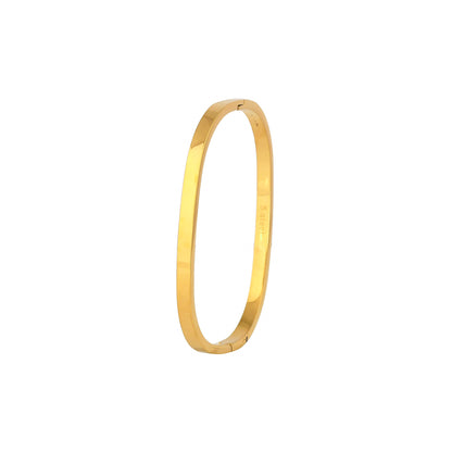 18Kt Gold Tone Luxury Bangle Bracelet - Bradiya