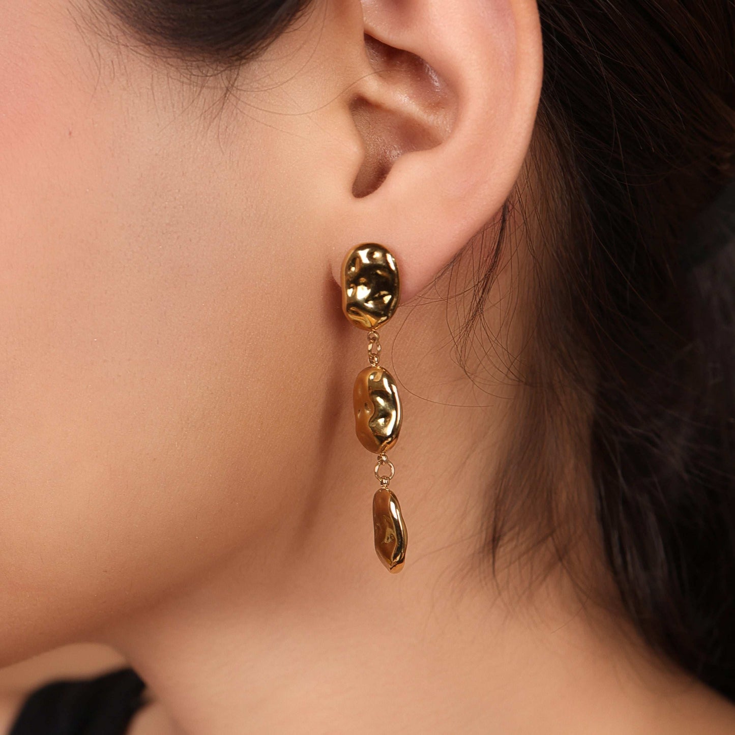 Bradiya 18Kt Luxury Gold Drop Earrings - Bradiya