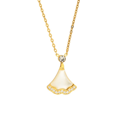Bradiya Luxury Mother of Pearl Necklace - Anti-Tarnish - Bradiya