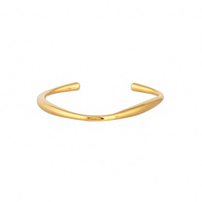 Minimalist Gold Cuff Bracelet - Anti-Tarnish - Bradiya